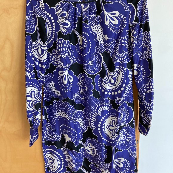 Long sleeved, print Banana Republic dress, size 4 - Picture 1 of 5